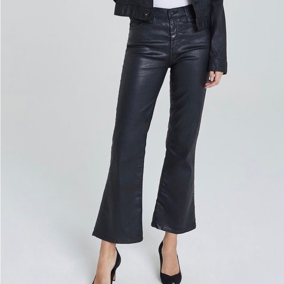 AG Quinne crop high rise flare